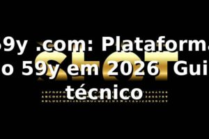 59y .com: Plataforma no 59y em 2026 🔎 Guia técnico